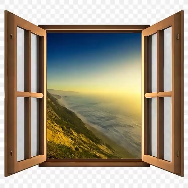 Окно на прозрачном фоне