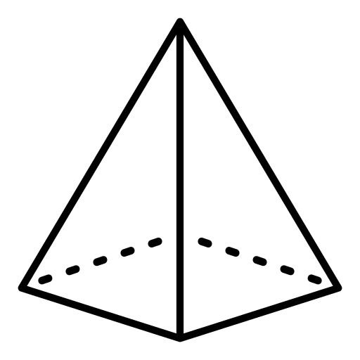 Семиугольная пирамида рисунок