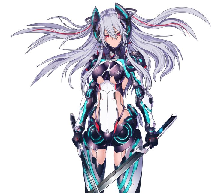 Аниме девушки роботы