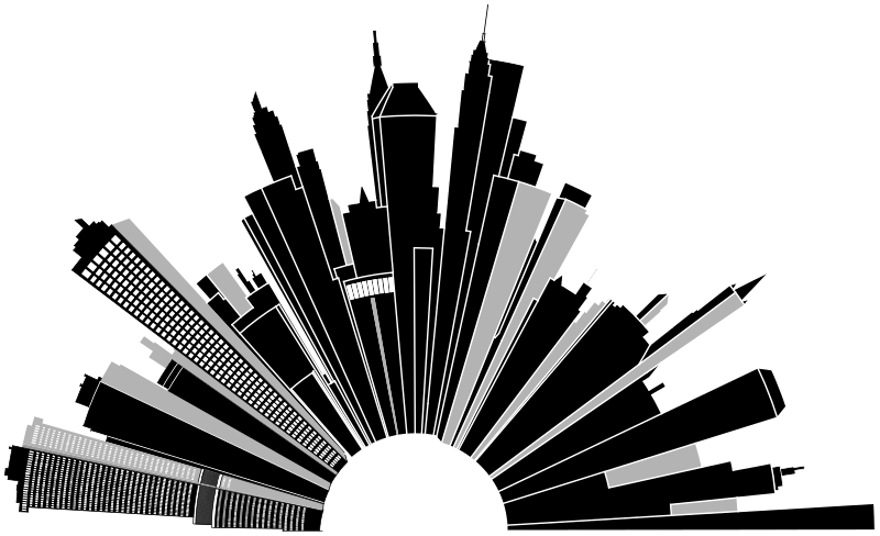 Векторный город