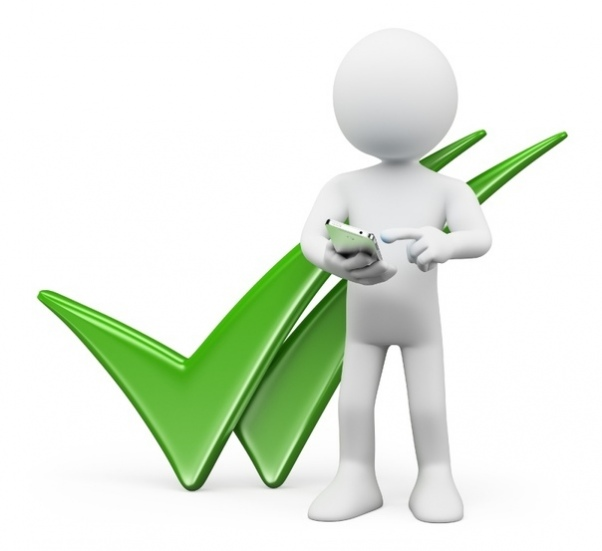 Человечек с галочкой