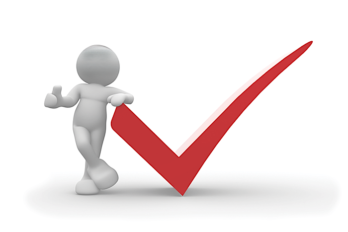 Человечек с галочкой