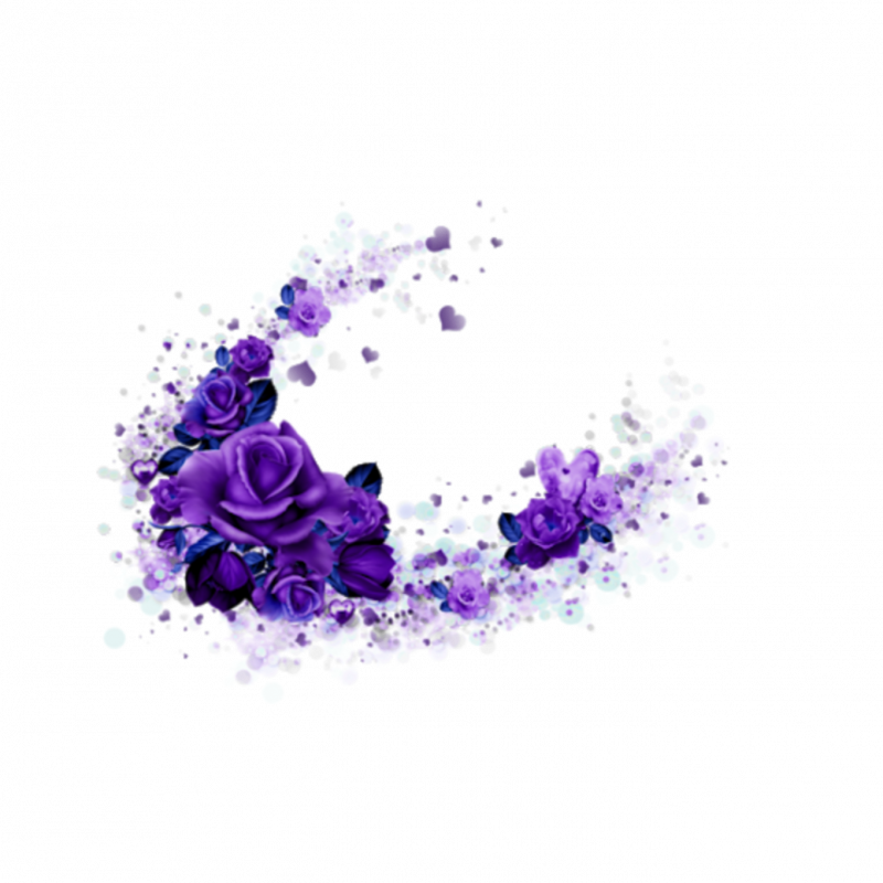 Сиреневые цветочки на белом фоне