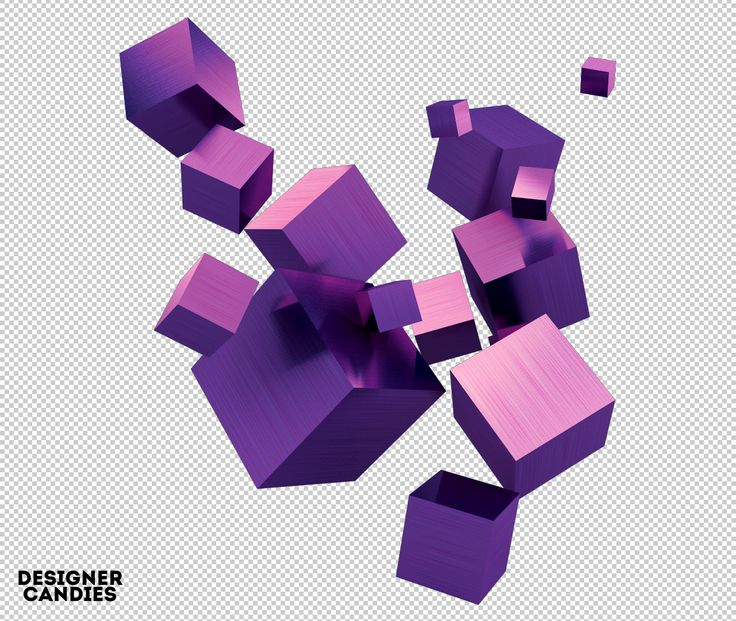 Фиолетовые фигуры