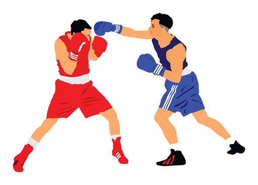 Боксер вектор