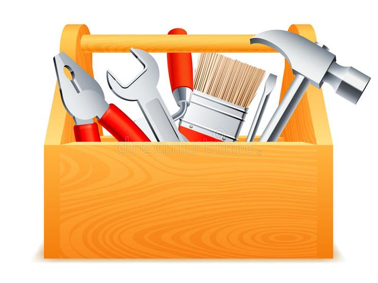 Ящик с инструментами клипарт