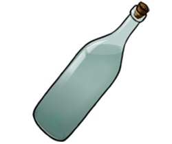Бутыль самогона вектор