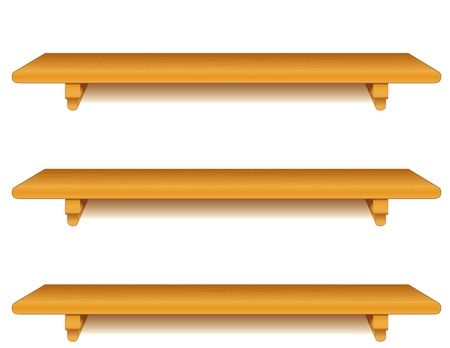 Полка на прозрачном фоне