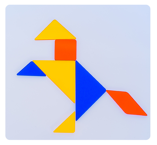 Танграм фигурки животных