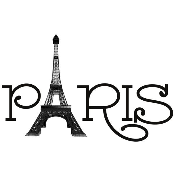 Надпись Париж