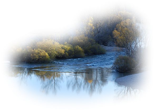 Пейзаж на прозрачном фоне для фотошопа