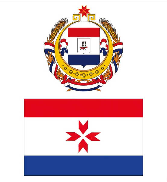 Флаг и герб Мордовии