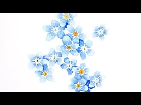 Незабудки фон