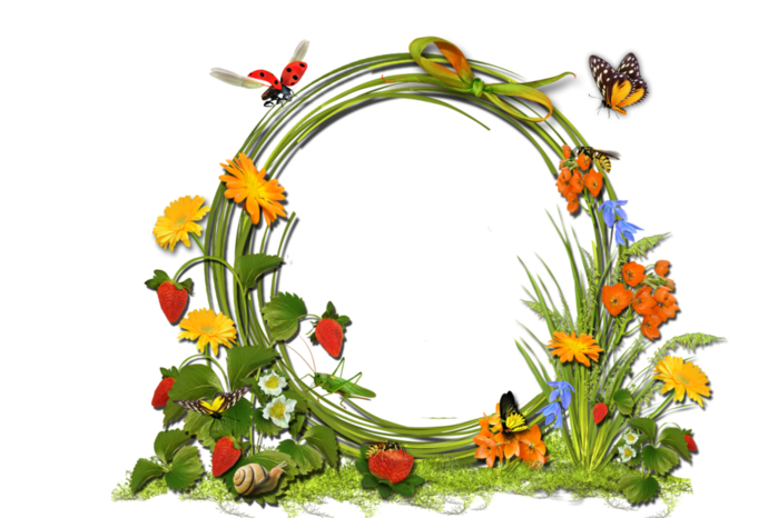 Рамка Цветочная для ребенка