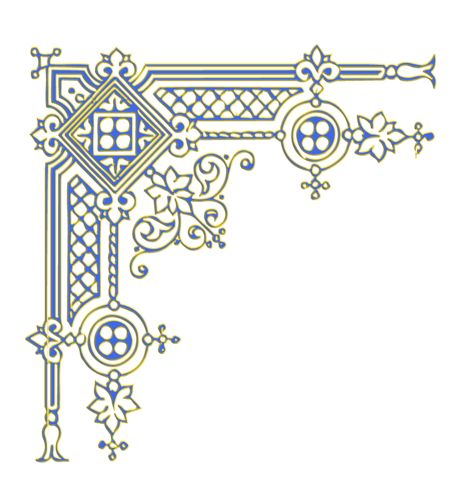 Православный узор угловой