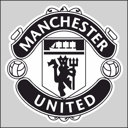 Манчестер Юнайтед эмблемы белая