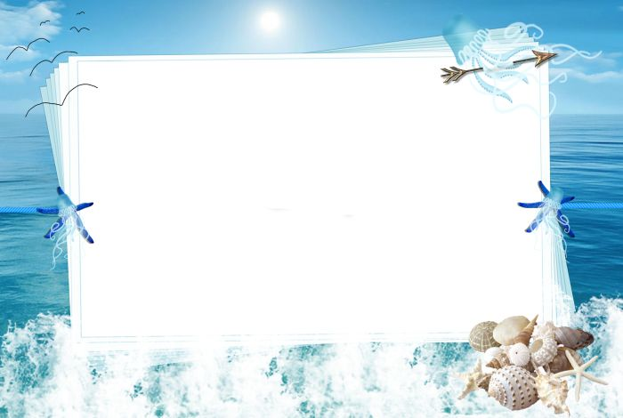 Рамка в морском стиле