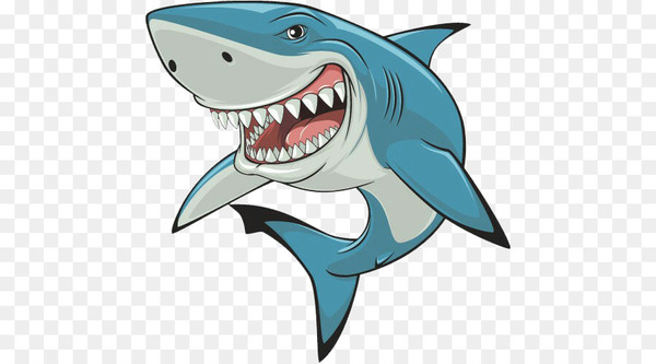 Рисунок акула с двумя головами