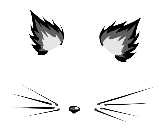 Кошачьи ушки аниме для фотошопа