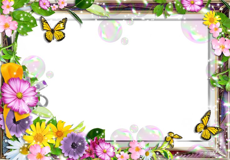 Рамка цветы