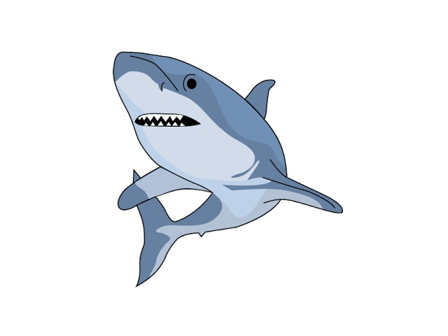 Акула рисунок