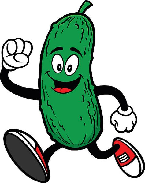 Огурец для детей с глазками