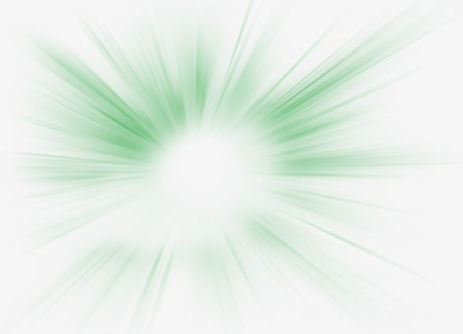 Зеленые блики на прозрачном фоне