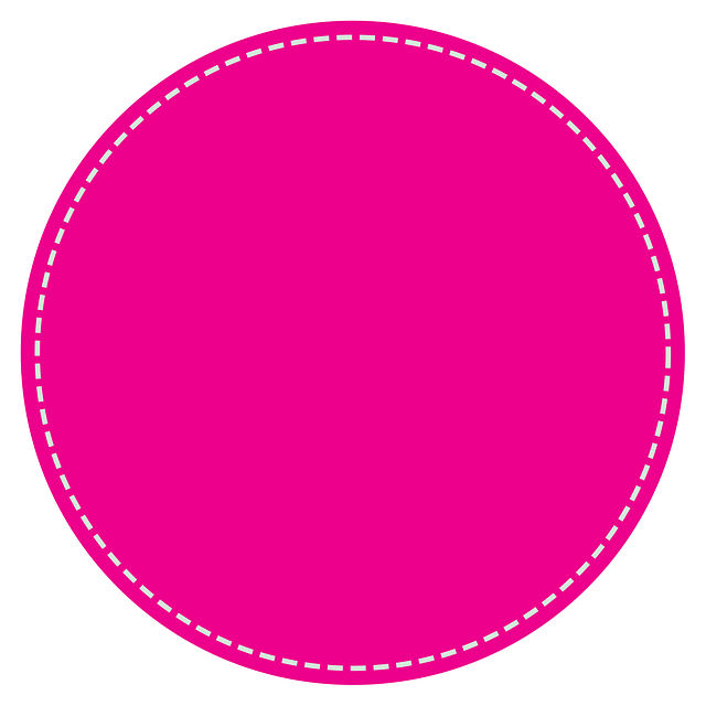 Стикер круглый