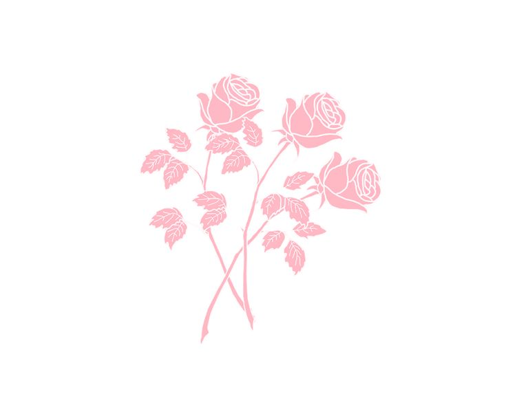 Эстетичные наклейки розовые