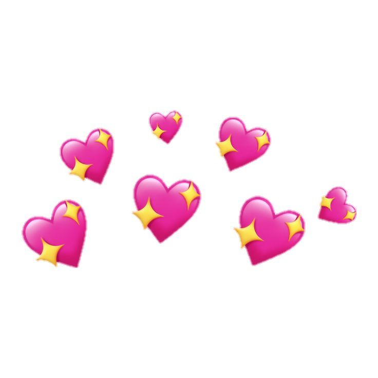 Сердечки над головой