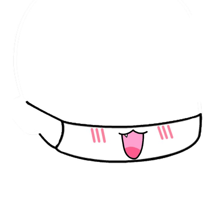 Рот для рисования аниме