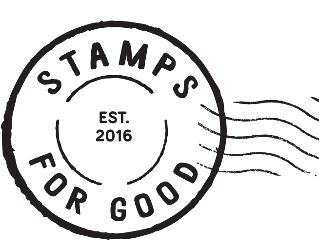 Круглый почтовый штамп