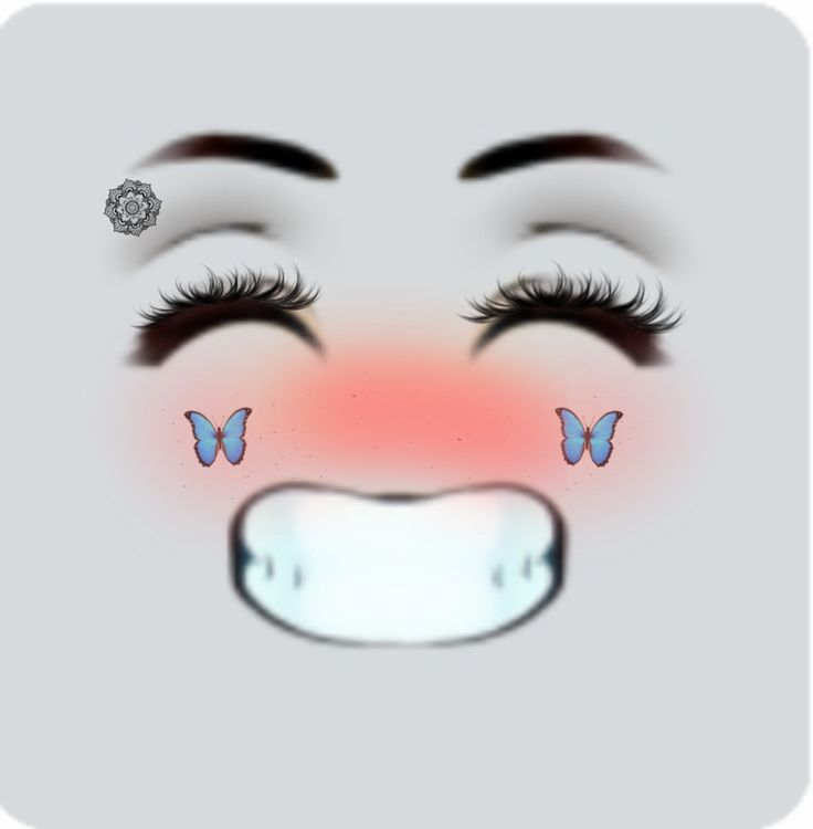 Лицо РОБЛОКС ухмылка