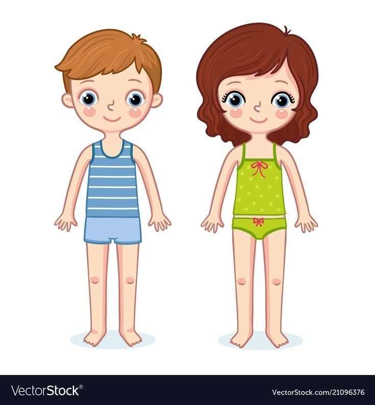 Фигура мальчика и девочки