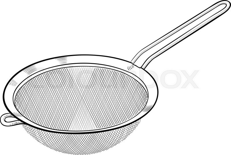 Сито раскраска для детей