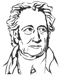 Иоганн Вольфганг фон гёте рисунок