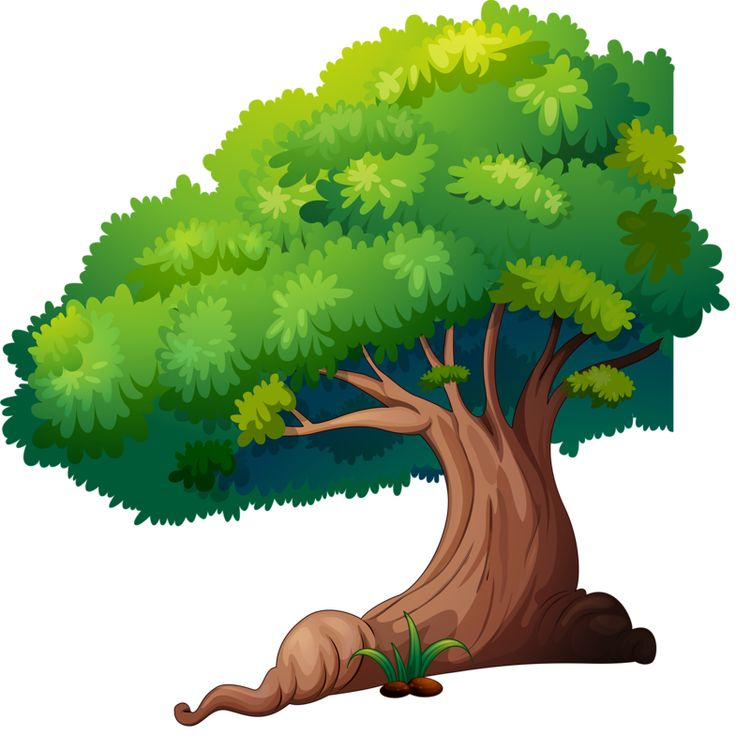 Дерево мультяшное