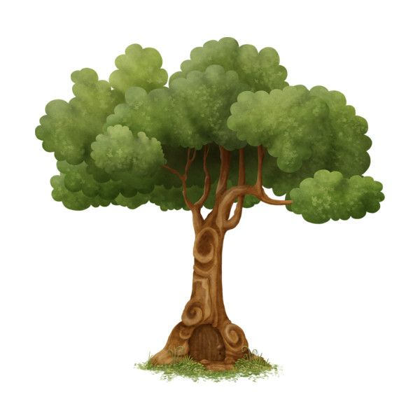 Дерево мультяшное