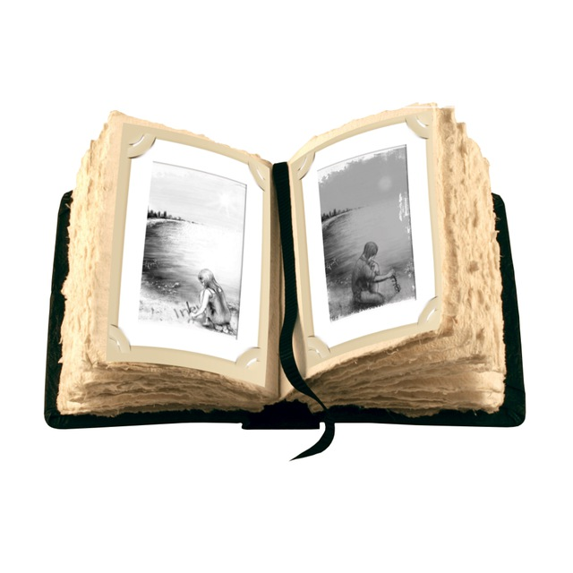 Старинный альбом для фотографий