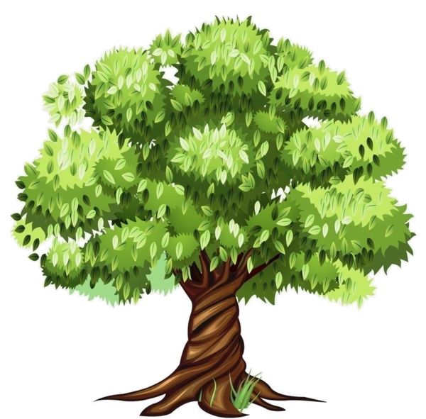 Дерево мультяшное