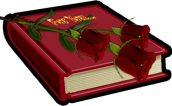 Открытка с книгами