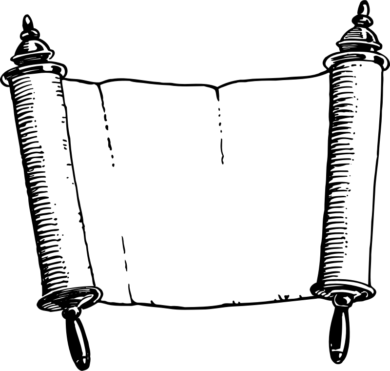 Свиток на прозрачном фоне