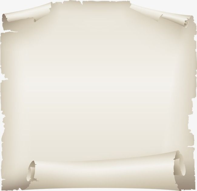 Клипарт пергамент на прозрачном фоне