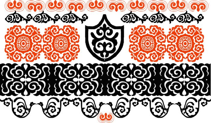 Орнаменты нивхов Сахалина