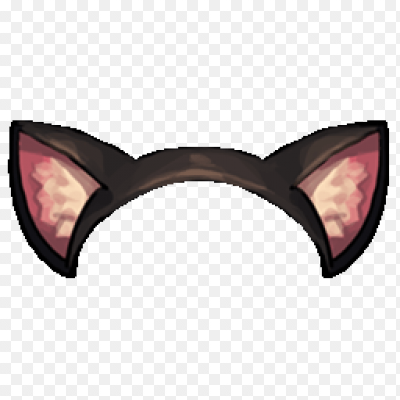 Ободок с ушками кошки