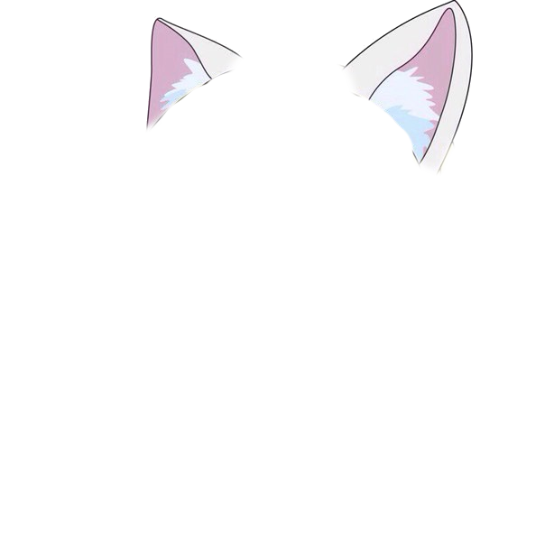 Кошачьи уши без фона