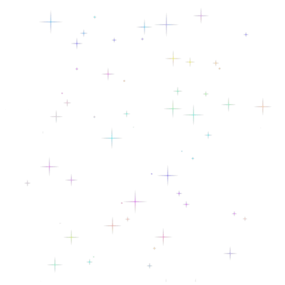 Мерцающие звездочки на прозрачном фоне