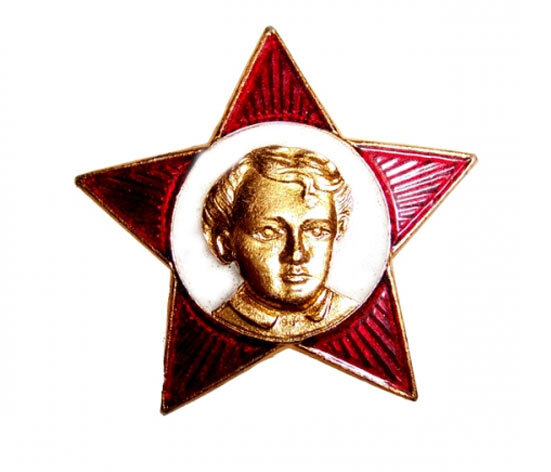 Ленин на октябрятской звездочке
