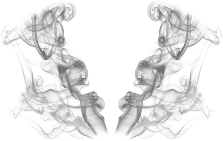Дым на прозрачном фоне