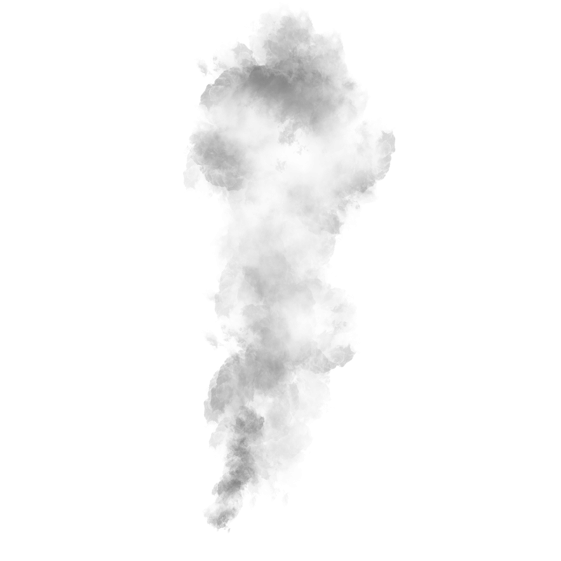 Дымок на прозрачном фоне